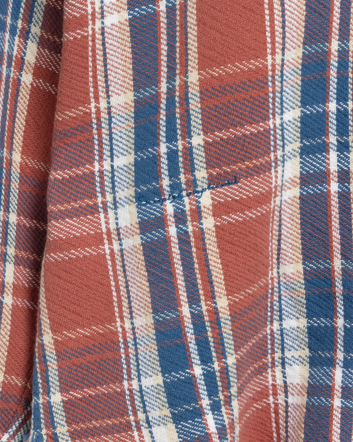RAW EDGE CHECK SHIRT RED CHECK