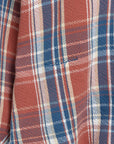 RAW EDGE CHECK SHIRT RED CHECK