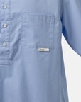 FLUX P/O HALF SLEEVE SHIRT LT.BLUE