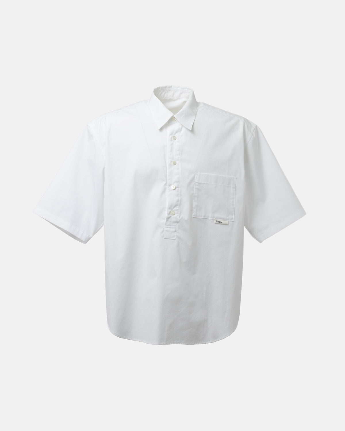 FLUX P/O HALF SLEEVE SHIRT WHITE – SimplyComplicated