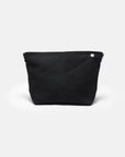 JUTE CANVAS MINI BAG  BLACK