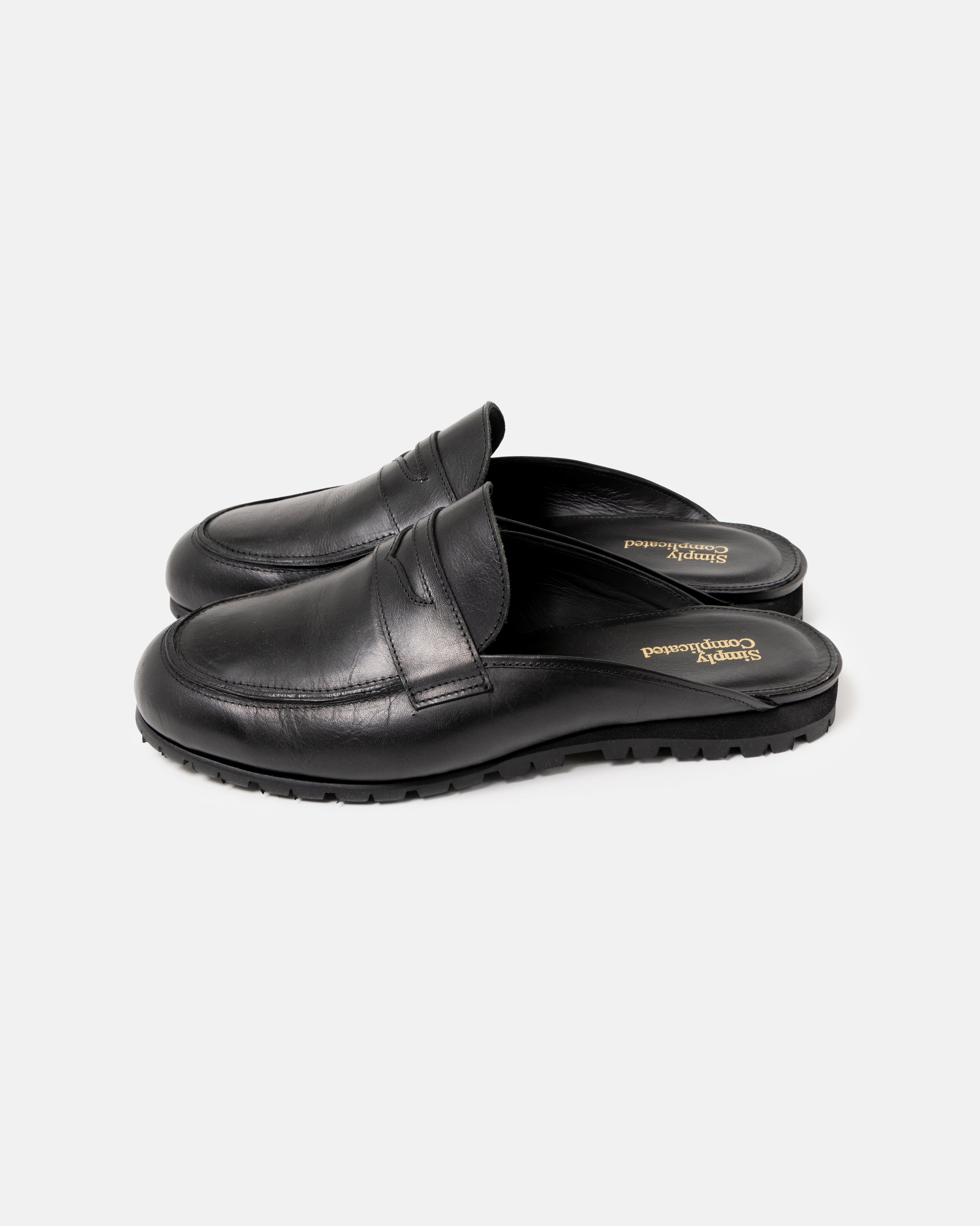 靴 Simply Complicated LOAFER MULE BLACK LOAFER MULE BLACK – SimplyComplicated