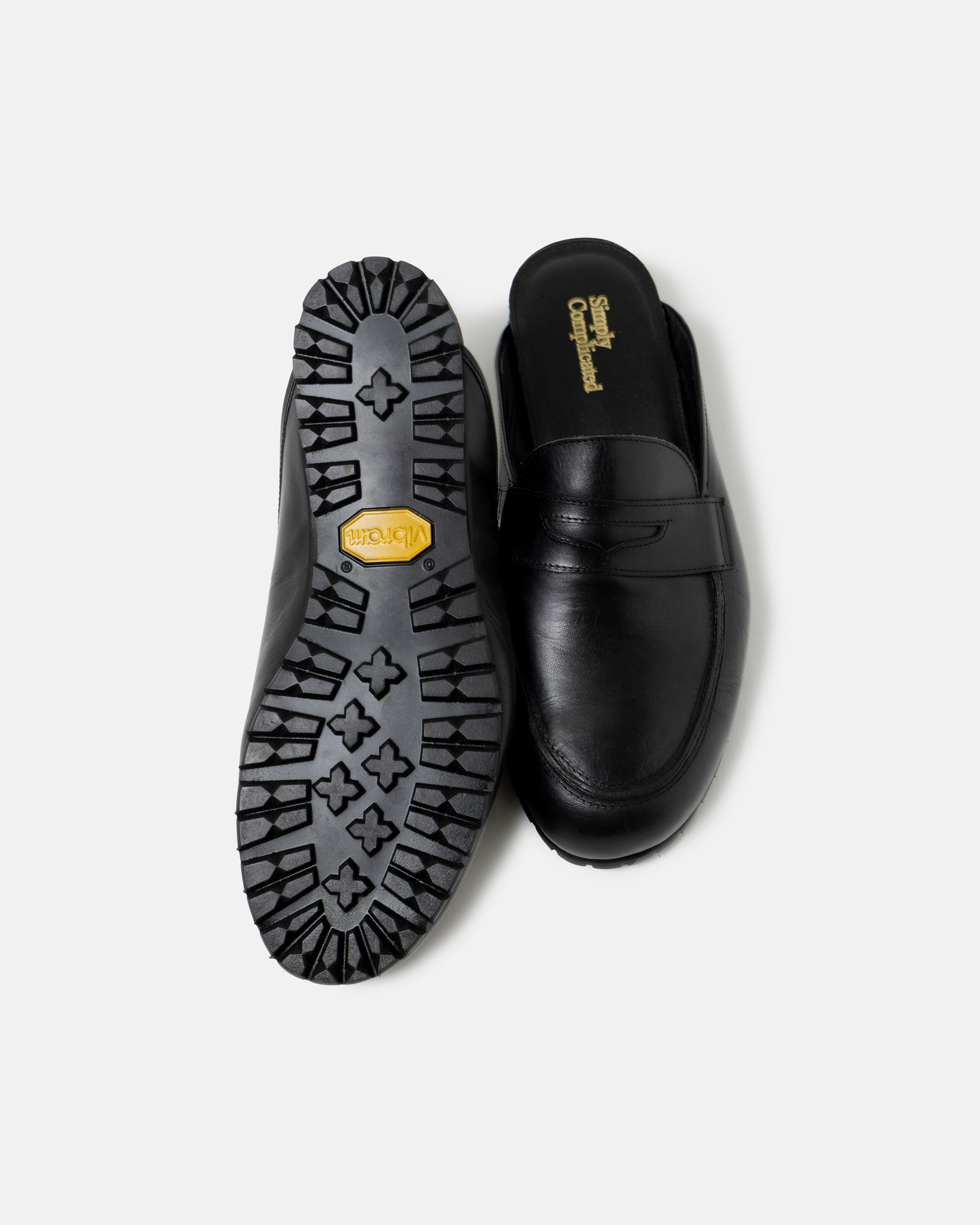 LOAFER MULE BLACK
