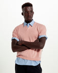 FLUX P/O HALF SLEEVE SHIRT LT.BLUE