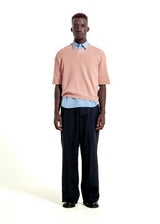 SPLIT S/S KNIT TEE LT.PINK