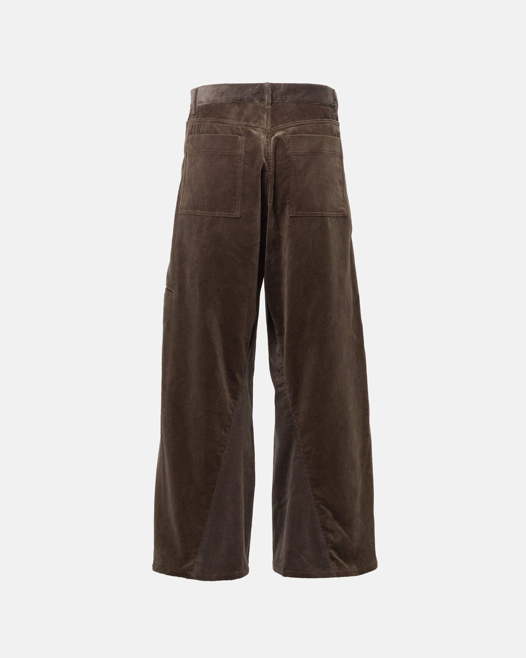 CORD TWIST WORK PANTS BROWN