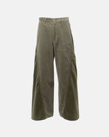 CORD TWIST WORK PANTS OLIVE
