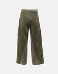 CORD TWIST WORK PANTS OLIVE