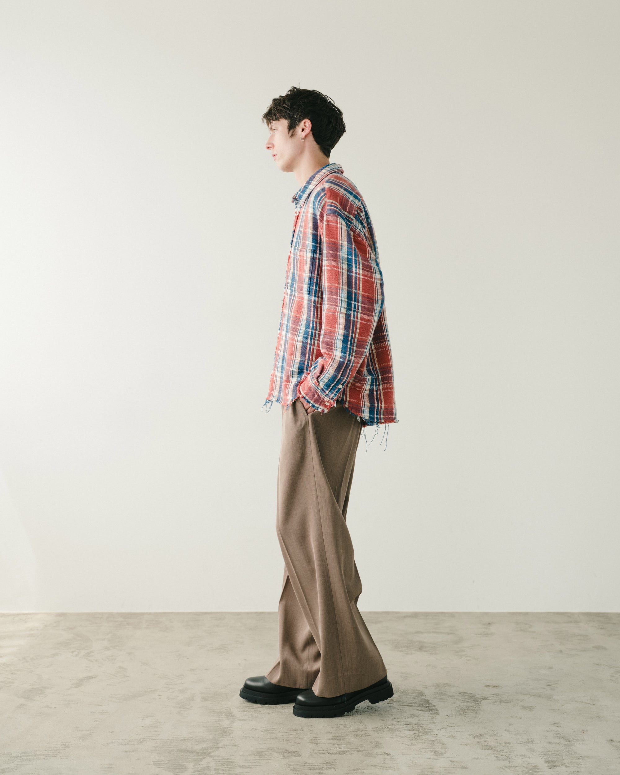 EVERYDAY VIRGIN WOOL TROUSERS CAPPUCCINO