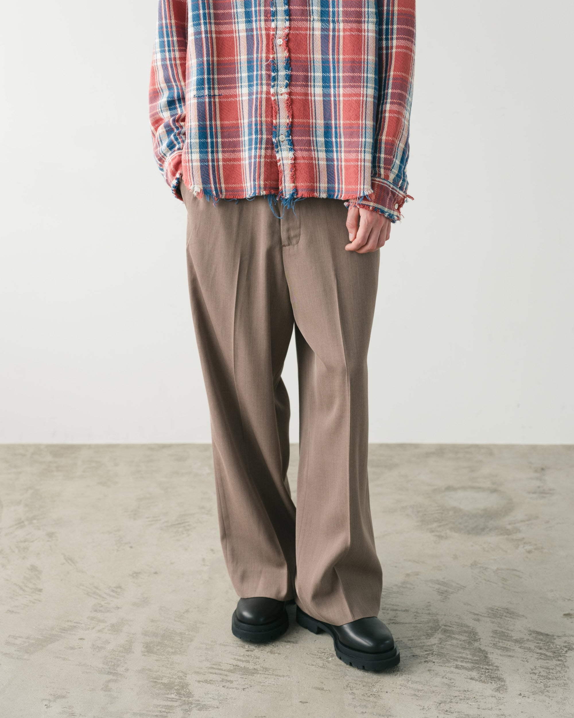 EVERYDAY VIRGIN WOOL TROUSERS CAPPUCCINO