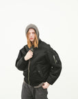 ALT BOMBER JACKET BLACK