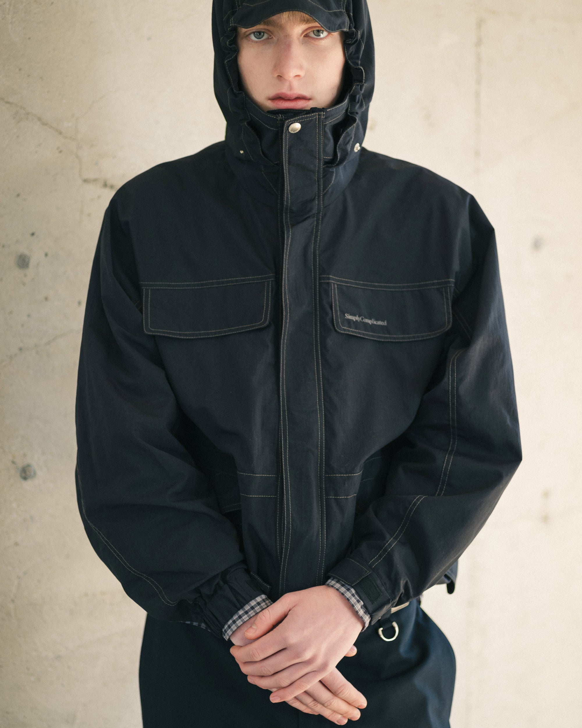 LIGHT SHELL FIELD JACKET BLACK