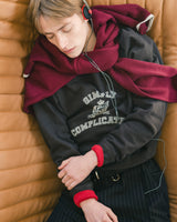 COLLEGE CREW NECK BLACK