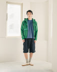 COLLEGE ZIP HOODIE GREEN