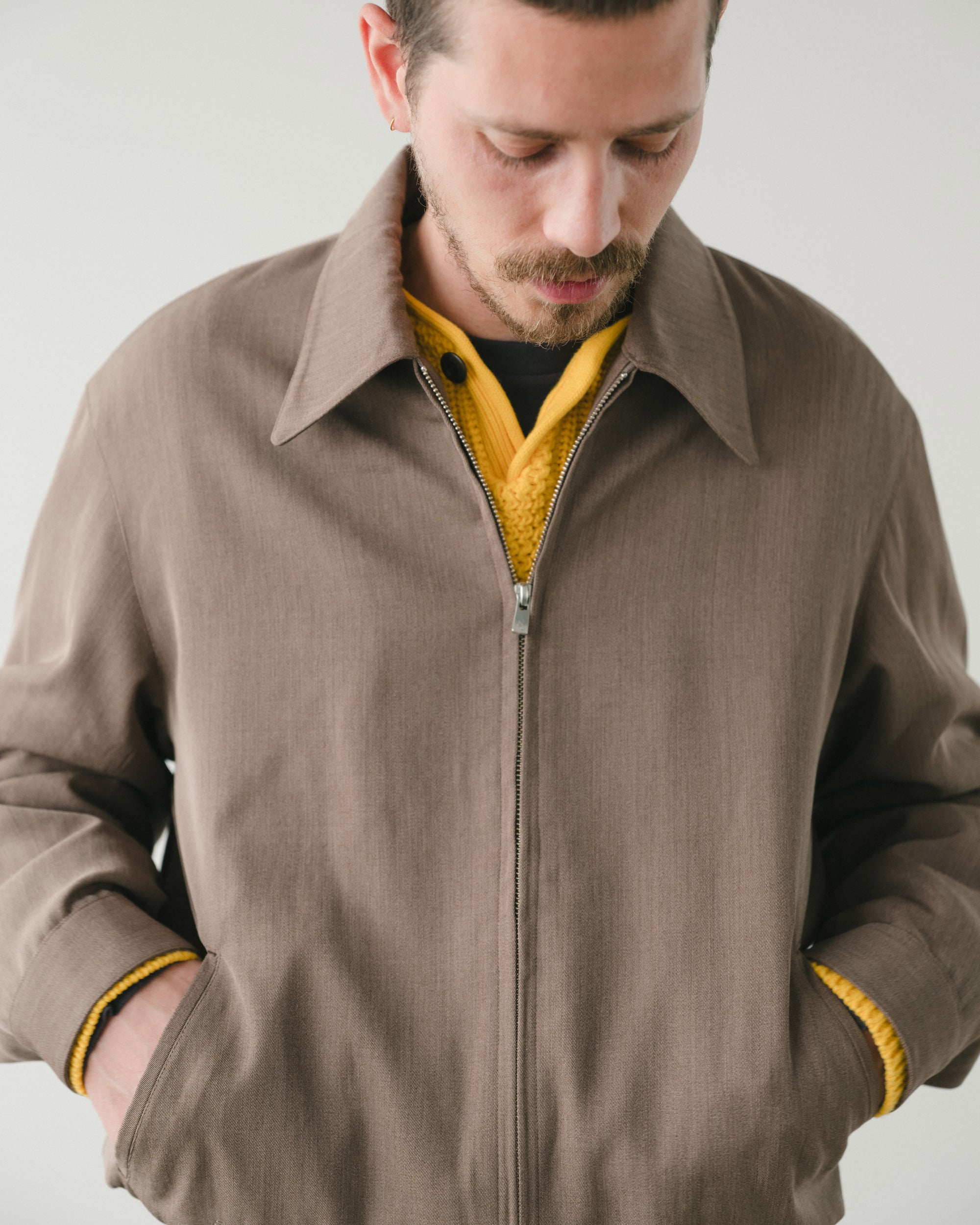 EVERYDAY VIRGIN WOOL SHIRT JACKET CAPPUCCINO