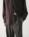 EVERYDAY VIRGIN WOOL TROUSERS CHARCOAL