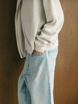 HONEYCOMB WAFFLE HOODIE OATMEAL