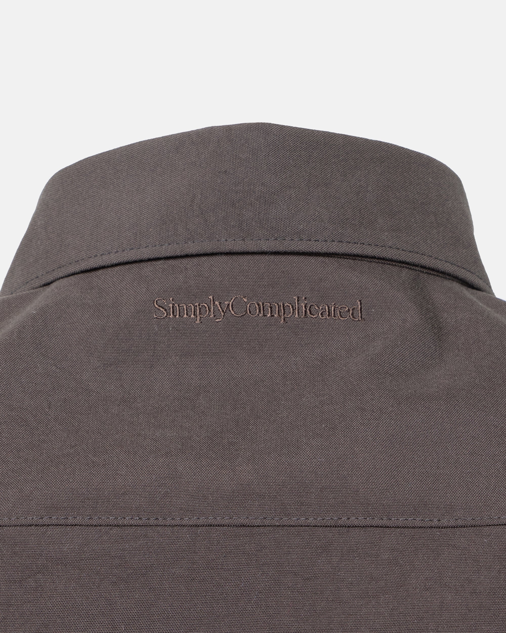 FRAME NYLON SHIRT DK.BROWN