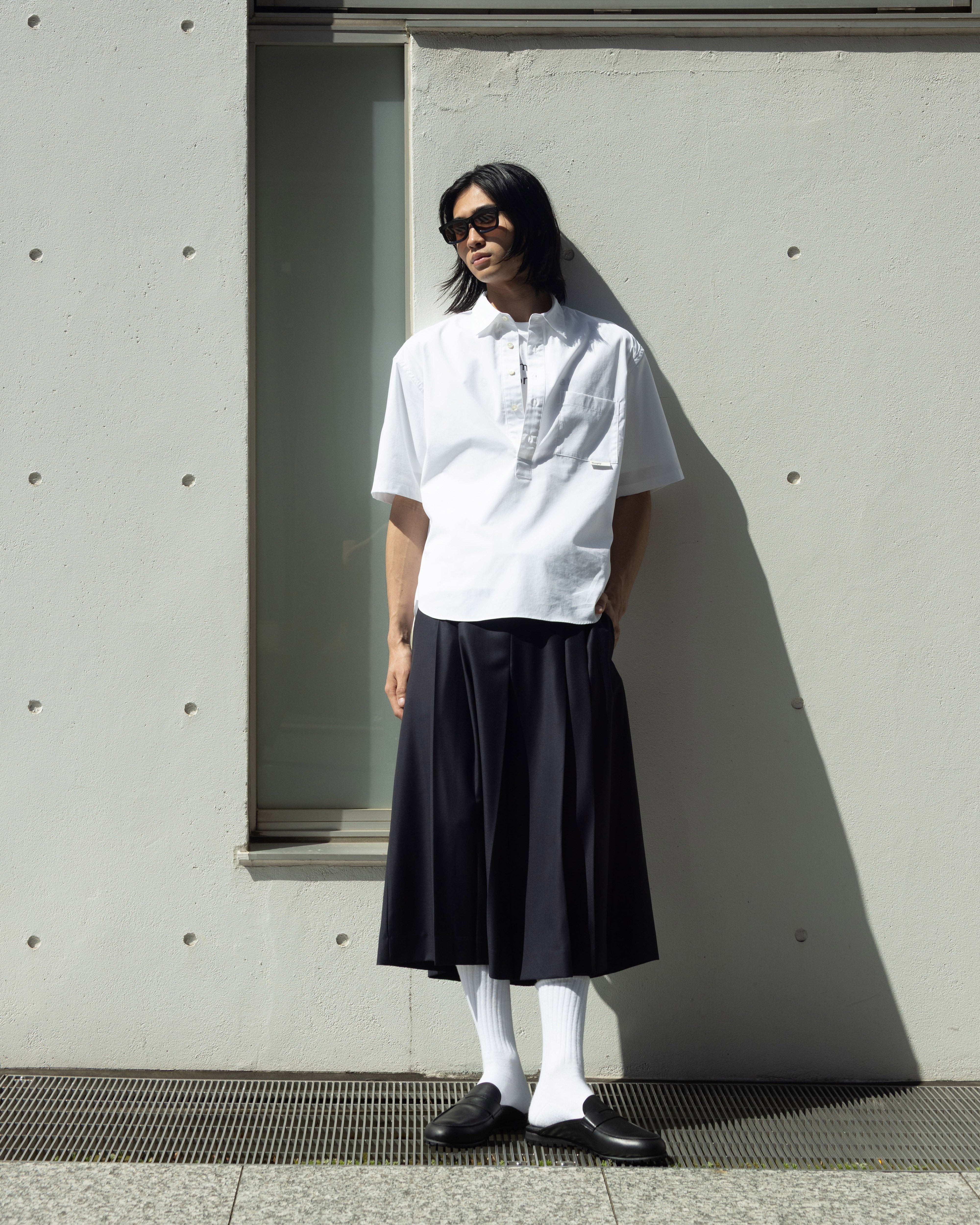 FLUX P/O HALF SLEEVE SHIRT WHITE – SimplyComplicated