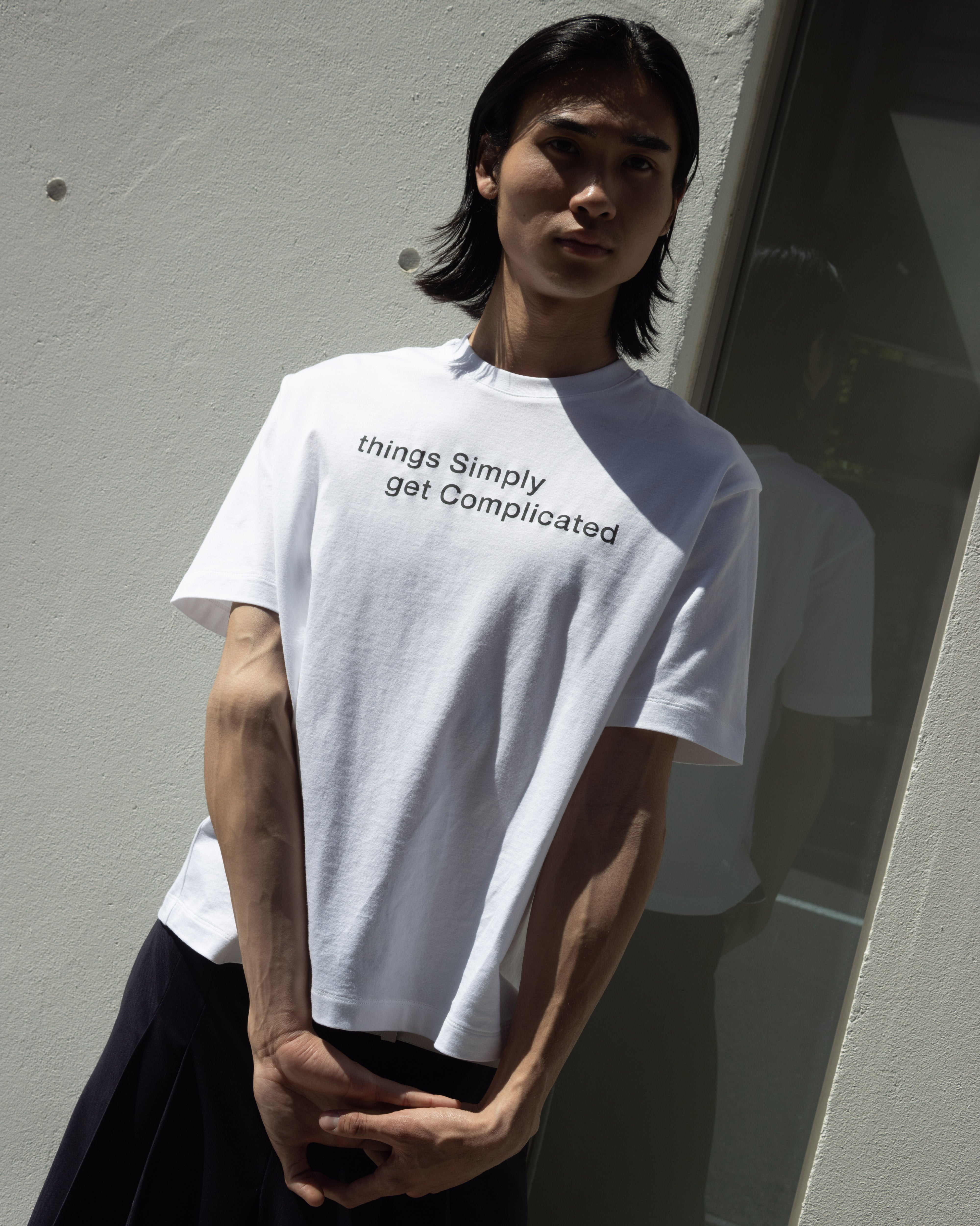 MESSAGE TEE WHITE – SimplyComplicated