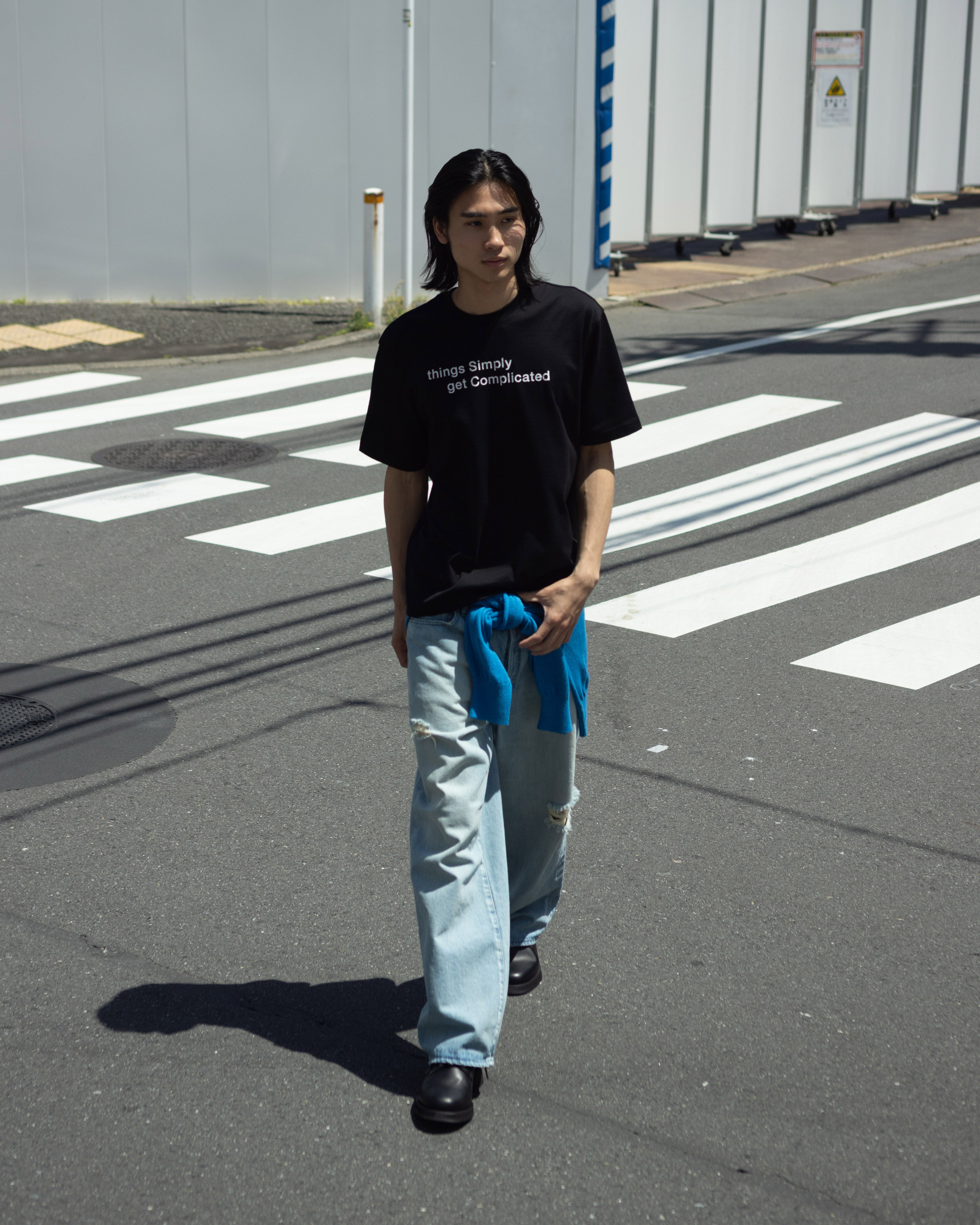 MESSAGE TEE BLACK – SimplyComplicated
