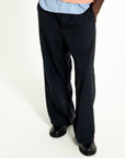 OFFICE TROUSERS NAVY