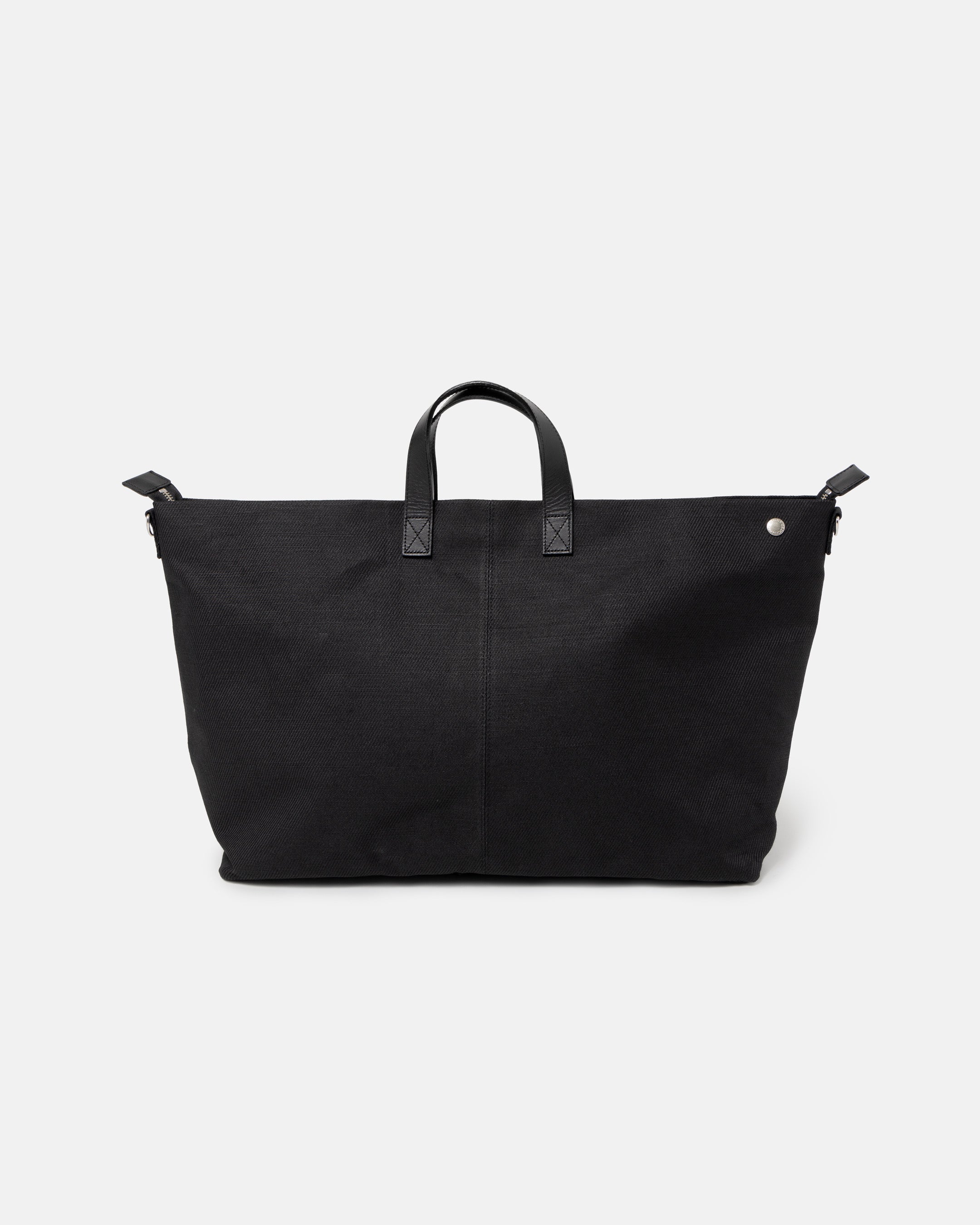バッグ simply complicated JUTE CANVAS TOTE BAG JUTE CANVAS TOTE BAG BLACK – SimplyComplicated