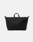 JUTE CANVAS TOTE BAG BLACK