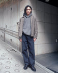 UNEVEN WOOL OVER SHIRT